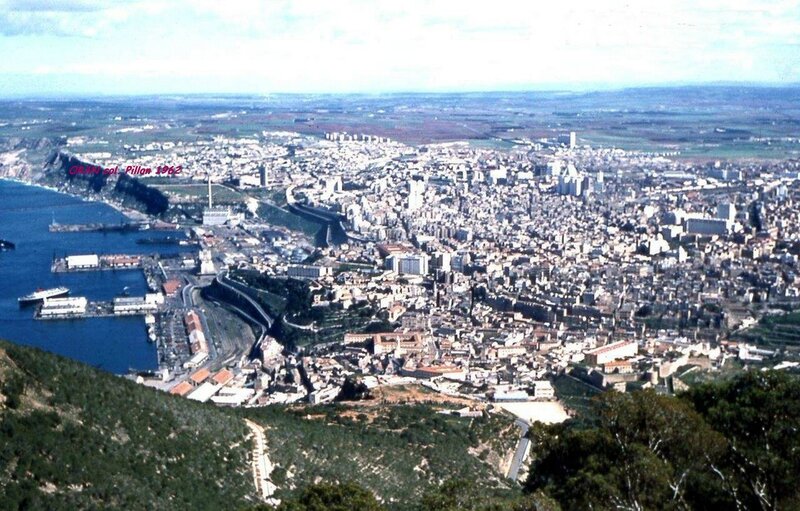 Oran vue generale depuis santa-cruz 1962 tag
