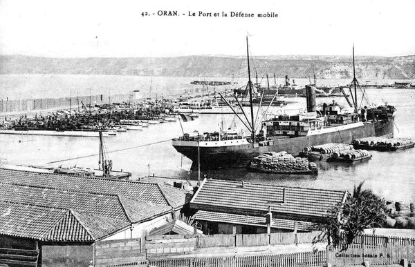 Oran- 146- travail sur les quais