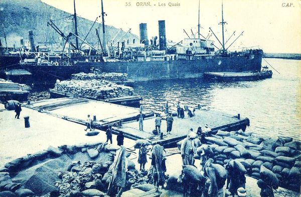 Oran- 017- travail sur les quais