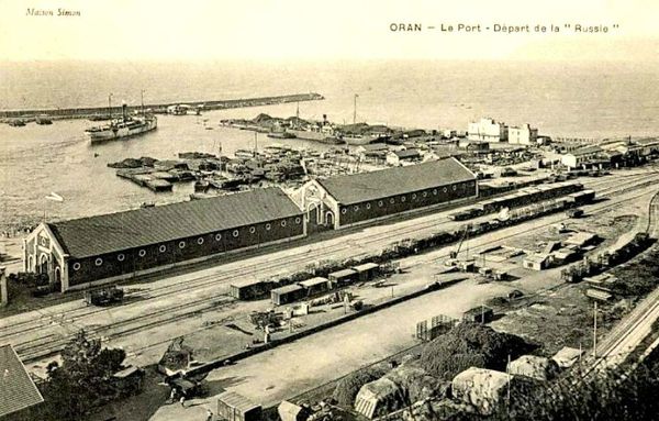 Oran- 110- travail sur les quais