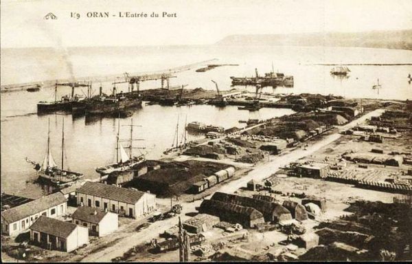 Oran- 136- travail sur les quais