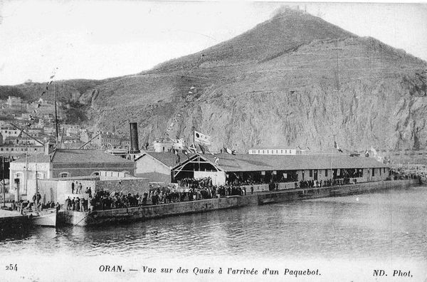 Oran- 148- travail sur les quais