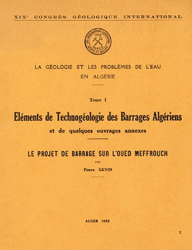 LE PROJET DE BARRAGE SUR L'OUED MEFFROUCH GEVIN Pierre