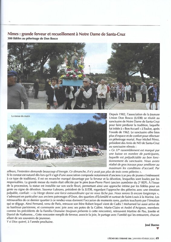 ECHO D' Oranie octobre