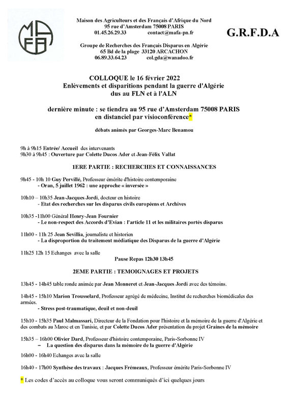 PROGRAMME COLLOQUE V2
