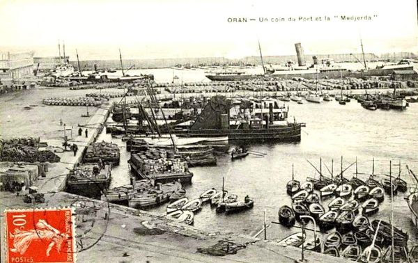 Oran- 129- travail sur les quais