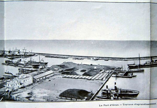 Oran- 149- travail sur les quais