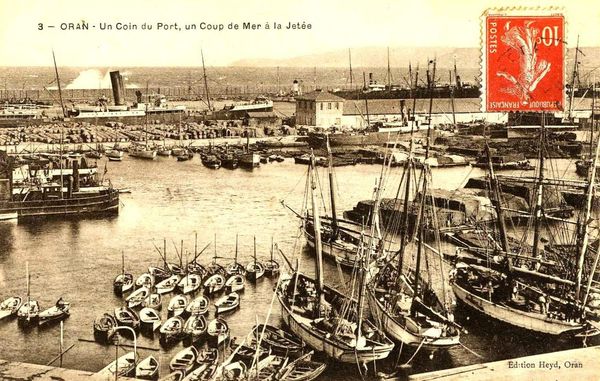 Oran- 165- travail sur les quais