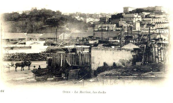 Oran- 119- travail sur les quais