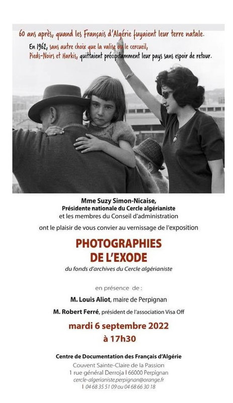 Photographies de l'exode- INVITATION