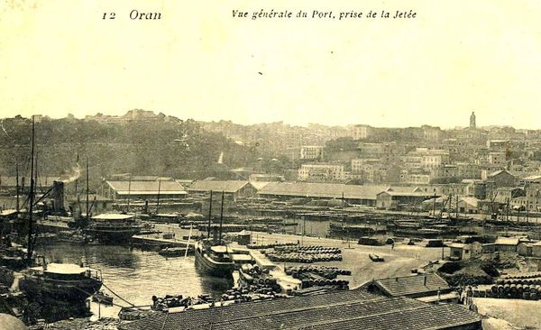 Oran- 154- travail sur les quais
