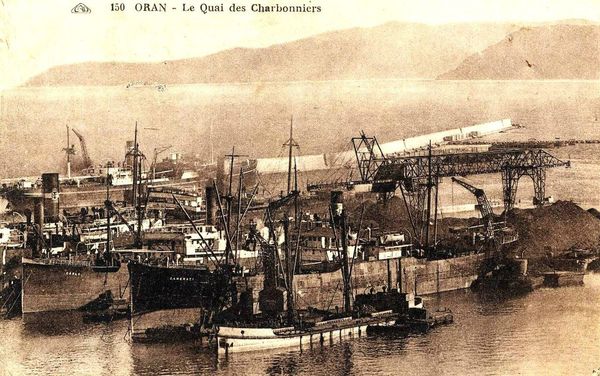 Oran- 138- travail sur les quais